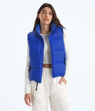 Vestă retro Nuptse DTM pentru femei 1996