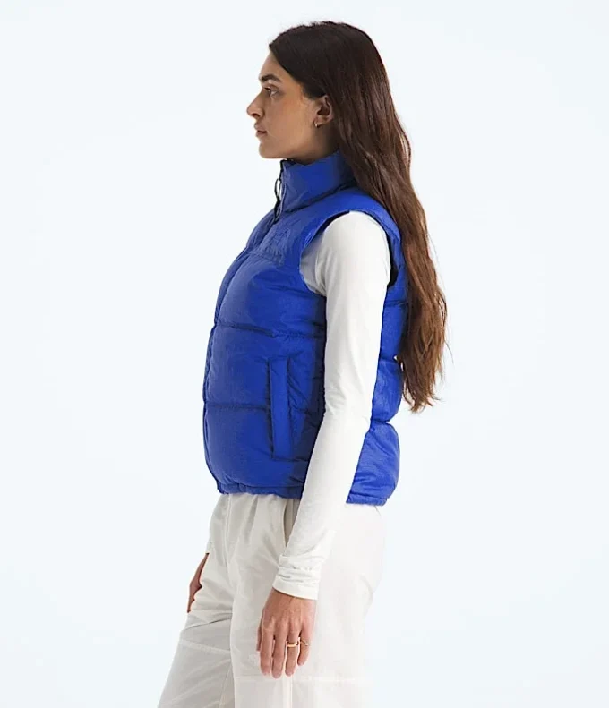 Vestă retro Nuptse DTM pentru femei 1996 Vestă retro Nuptse DTM pentru femei 1996