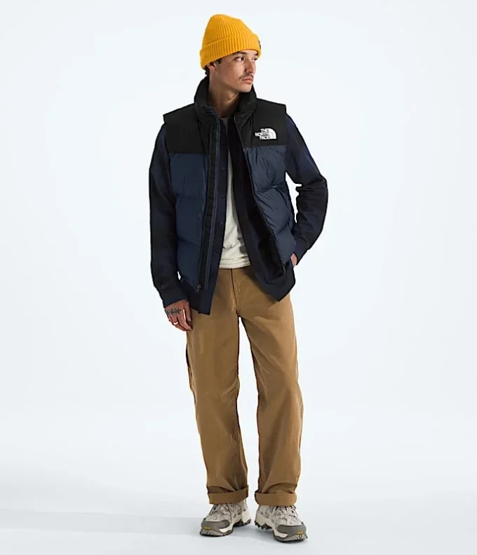 Vestă retro Nuptse pentru bărbați 1996 Vestă retro Nuptse pentru bărbați 1996