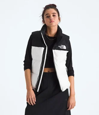 Vestă retro Nuptse pentru femei 1996