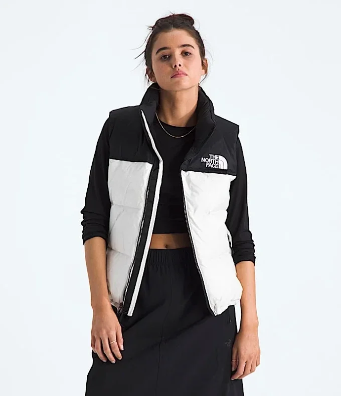 Vestă retro Nuptse pentru femei 1996