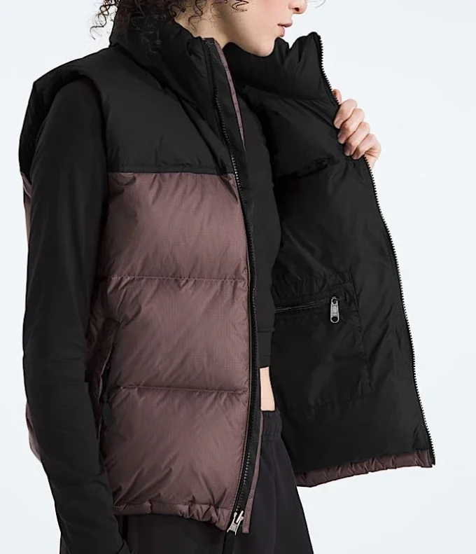 Vestă retro Nuptse pentru femei 1996 Vestă retro Nuptse pentru femei 1996
